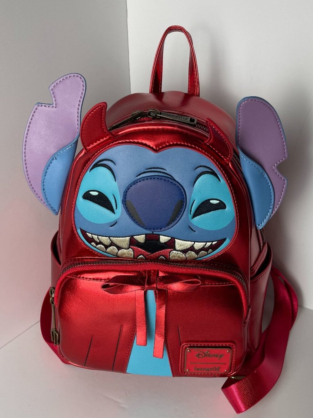 Loungefly Devil Stitch Mini Backpack